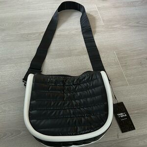THINK ROYLN Black and White Crossbody Bag